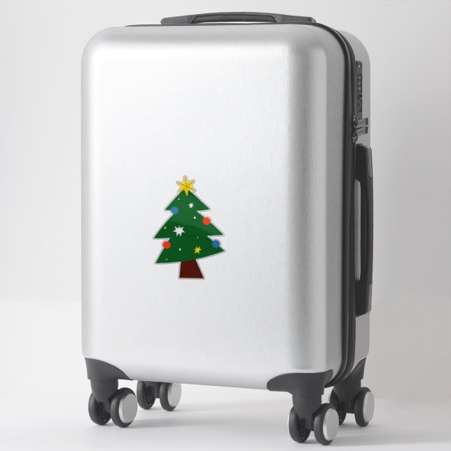 Decorated Christmas tree (Suitcase)