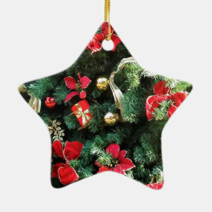 Decorated Christmas Tree Ceramic Tree Decoration