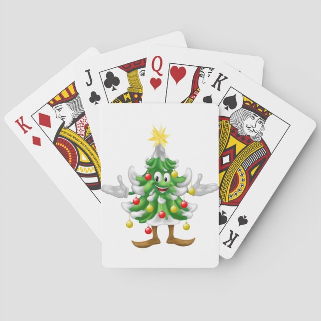 Decorated Christmas Tree man Playing Cards (Back)