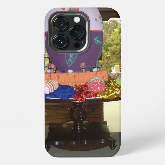 Decorated Easter Egg Art Print iPhone Case (Back)