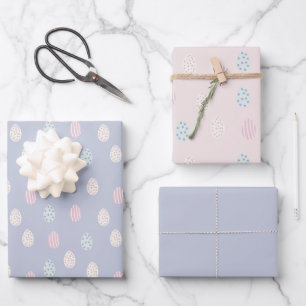 Decorated Easter Eggs Wrapping Paper Sheet