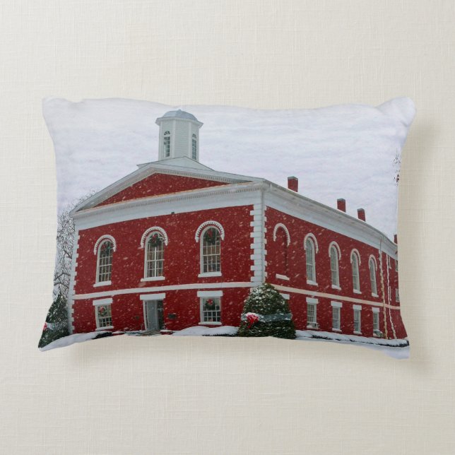 Decorated for Christmas Decorative Cushion (Back)