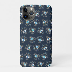 Decorated Greek Evil Eye Turkish Protection Symbol iPhone 11 Pro Case