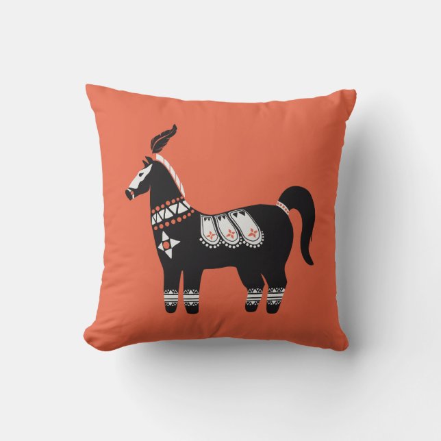 Decorated Horse Cushion (Front)
