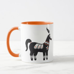 Decorated Horse Mug