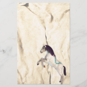 Decorated Horse Native American  Stationery