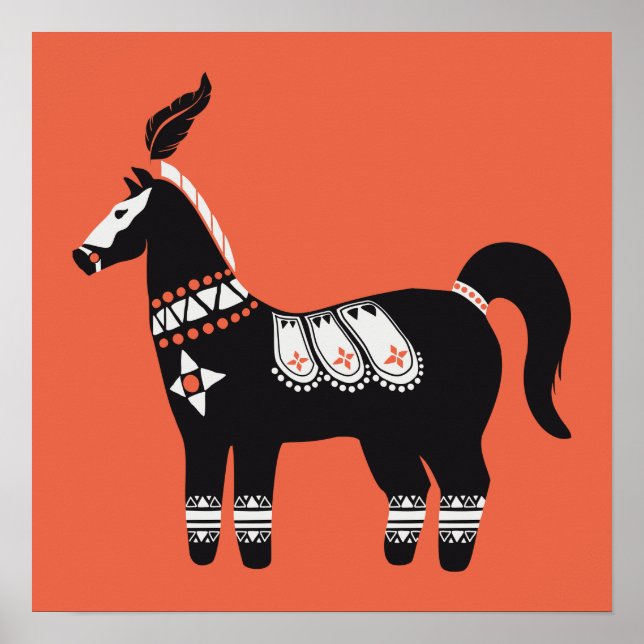 Decorated Horse Poster (Front)