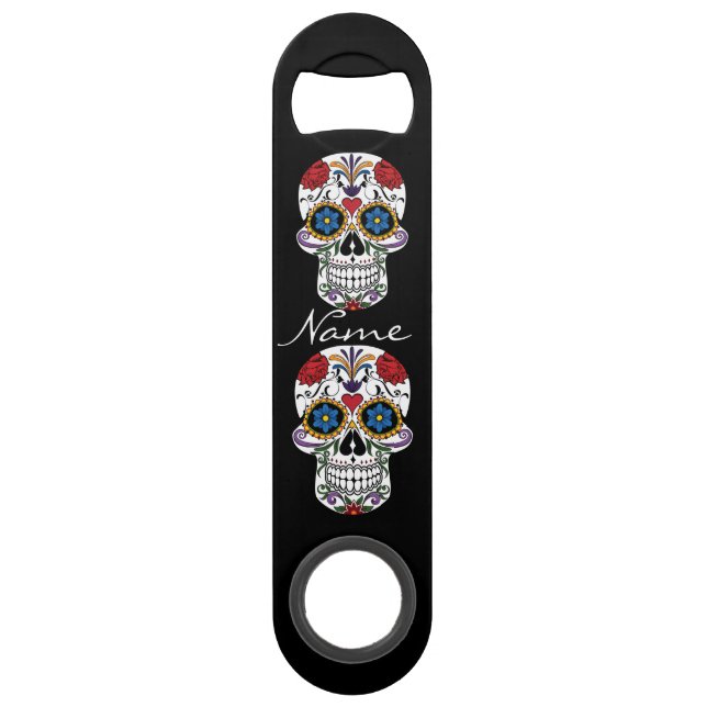 Decorated Human Skull Art Thunder_Cove (Front)