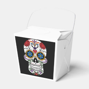 Decorated Human Skulls Art Thunder_Cove Favour Box