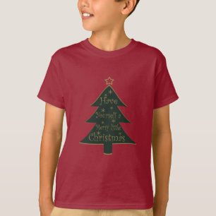 Decorated Modern Farm Fresh Christmas Pine Trees T-Shirt