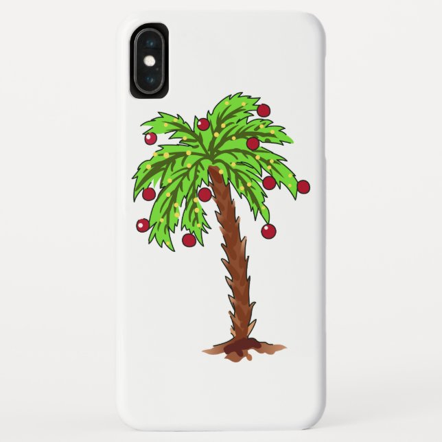 Decorated Palm Tree Case-Mate iPhone Case (Back)