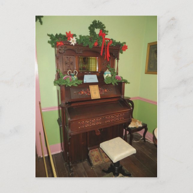 Decorated Piano Postcard (Front)