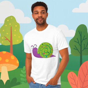 Decorated Snail Mens T-Shirt