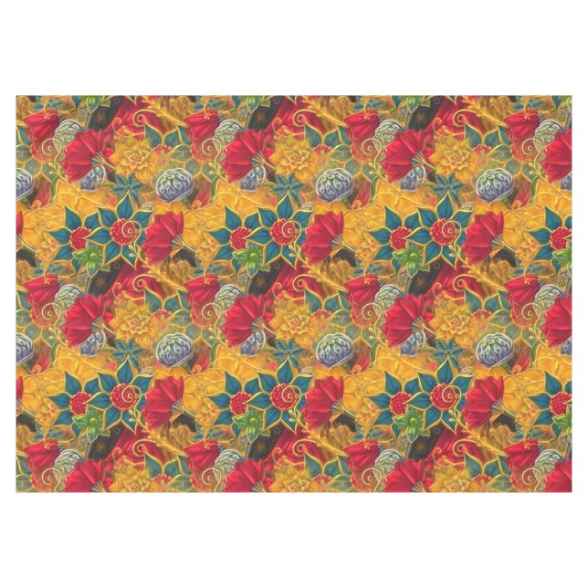 Decorated Tablecloth (Front (Horizontal))