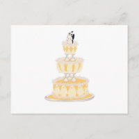 Decorated Wedding Cake