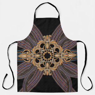 Decorated with elegant and luxurious patterns. Roc Apron