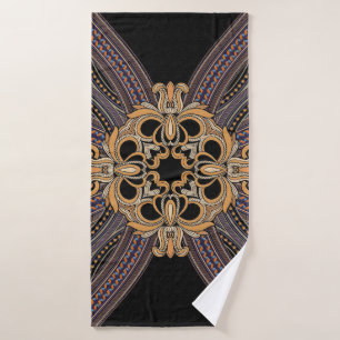 Decorated with elegant and luxurious patterns. Roc Bath Towel