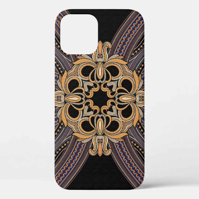 Decorated with elegant and luxurious patterns. Roc Case-Mate iPhone Case (Back)