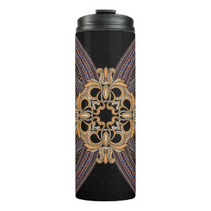 Decorated with elegant and luxurious patterns. Roc Thermal Tumbler