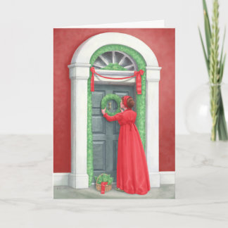 "Decorating for a Regency Christmas." Holiday Card