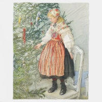 Decorating the Christmas Tree - Carl Larsson
