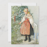 Decorating the Christmas Tree - Carl Larsson
