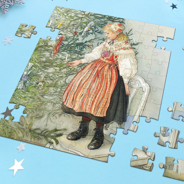 Decorating the Christmas Tree - Carl Larsson Jigsaw Puzzle (Creator Uploaded)