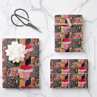 Decorating The Tree Wrapping Paper Sheet