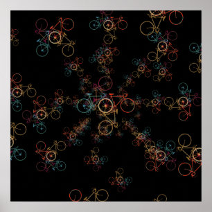 decorating with bikes / bicycles poster