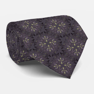 Décoration élégante avec un dégradé violet mat tie