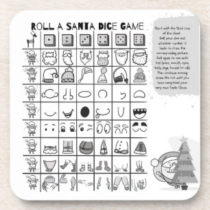 Decoration for your holiday table coaster