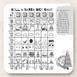 Decoration for your holiday table coaster