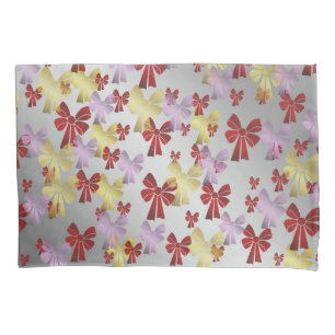 decoration, gift, bow, holiday, ribbon, present, pillowcase