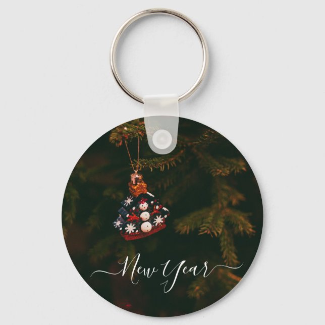 Decoration Hanging on Christmas Tree Keychain (Front)