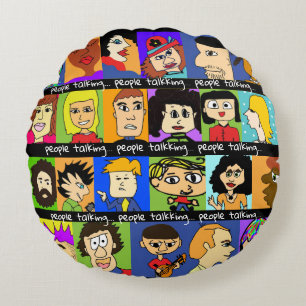 decoration pillow comic style