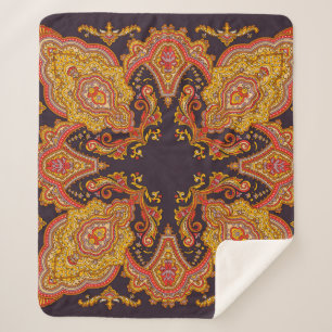 decoration textile classic digital print motifs se sherpa blanket