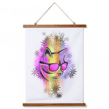 Decoration wall chat color sunglasses