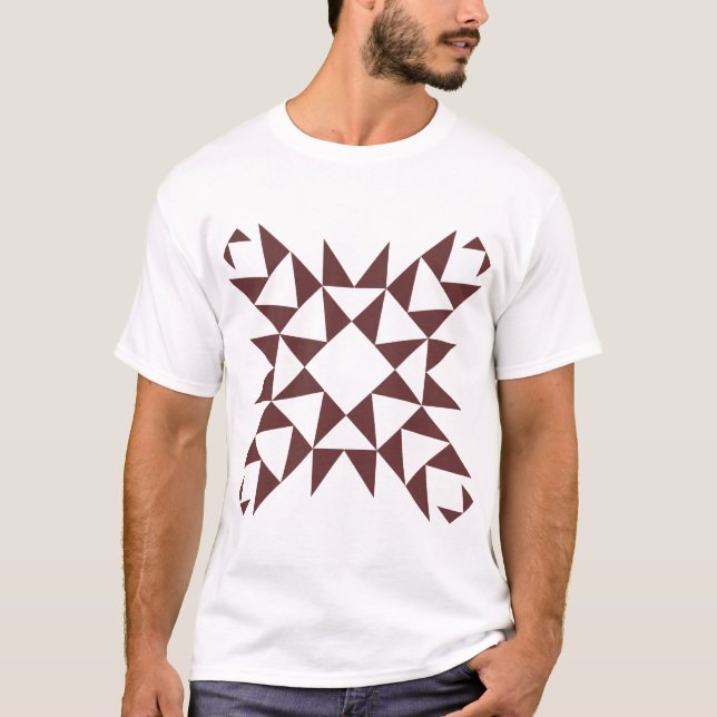 Decorative 01 - Dark Brown T-Shirt (Front)