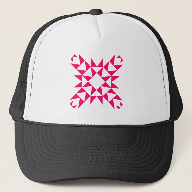 Decorative 01 - Neon Red Trucker Hat (Front)