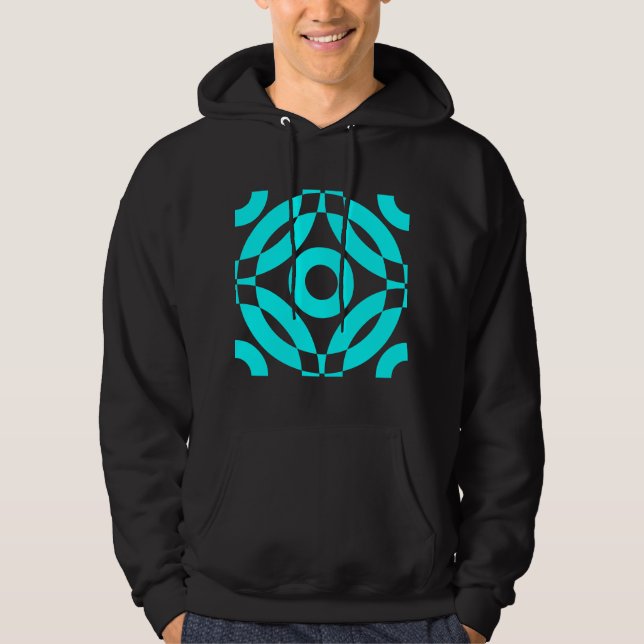 Decorative 02 - Cyan Hoodie (Front)