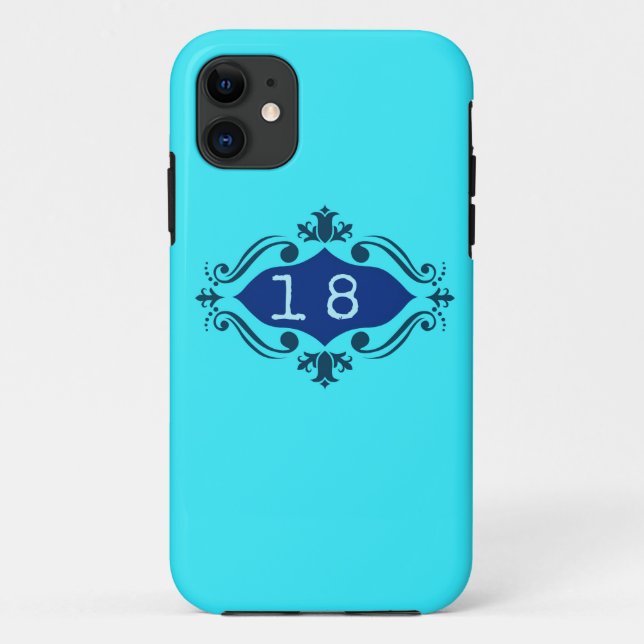 Decorative 18 Case-Mate iPhone case (Back)