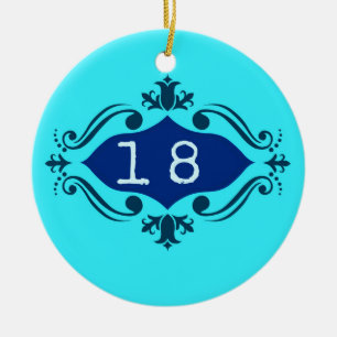 Decorative 18 ceramic tree decoration