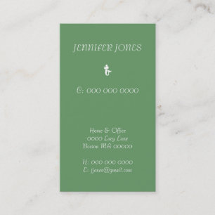 Decorative 4 business card