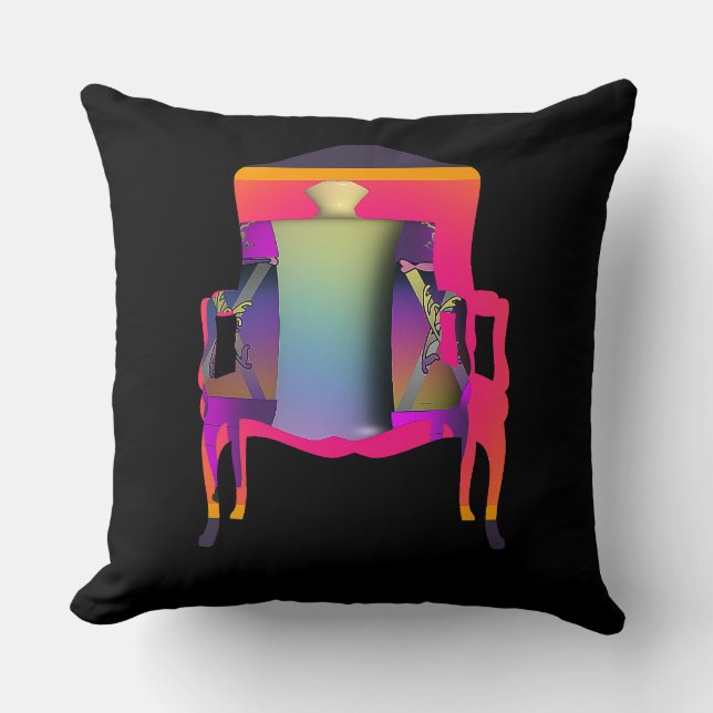 Decorative  Abstract Chair Design  Cushion (Front)