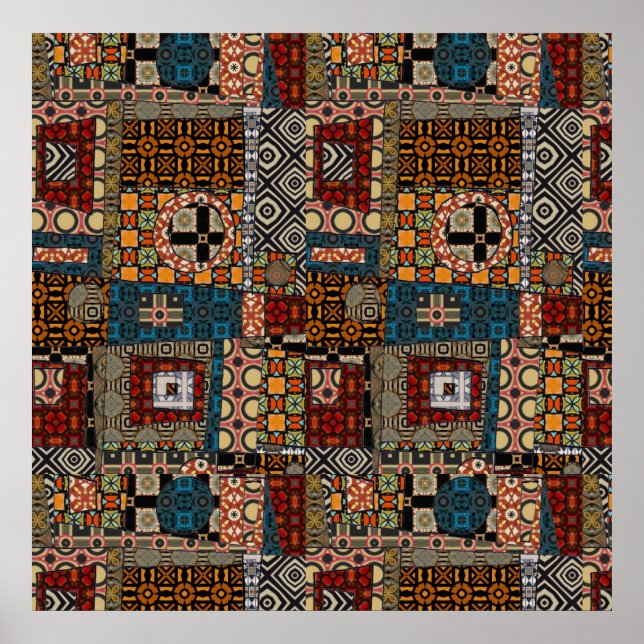 Decorative Abstract Designer Poster (Front)