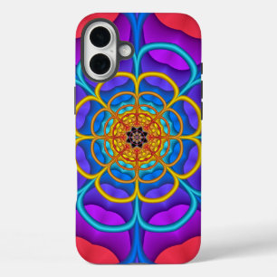 Decorative abstract Flower shape iPhone 16 Plus Case