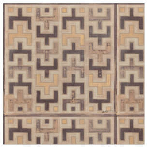 Decorative African Mudcloth Pattern Fabric