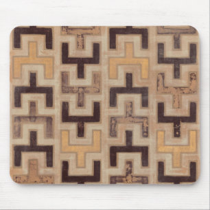 Decorative African Mudcloth Pattern Mouse Mat