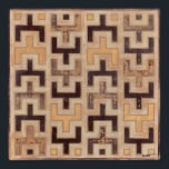 Decorative African Mudcloth Pattern Poster<br><div class="desc">Decorative African mudcloth pattern by Norman Wyatt Jr. featuring geometric shapes that seem to fit together. Fans of Tetris or geometric shapes should make this purchase today!</div>