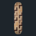 Decorative African Mudcloth Pattern Skateboard<br><div class="desc">Decorative African mudcloth pattern by Norman Wyatt Jr. featuring geometric shapes that seem to fit together. Fans of Tetris or geometric shapes should make this purchase today!</div>